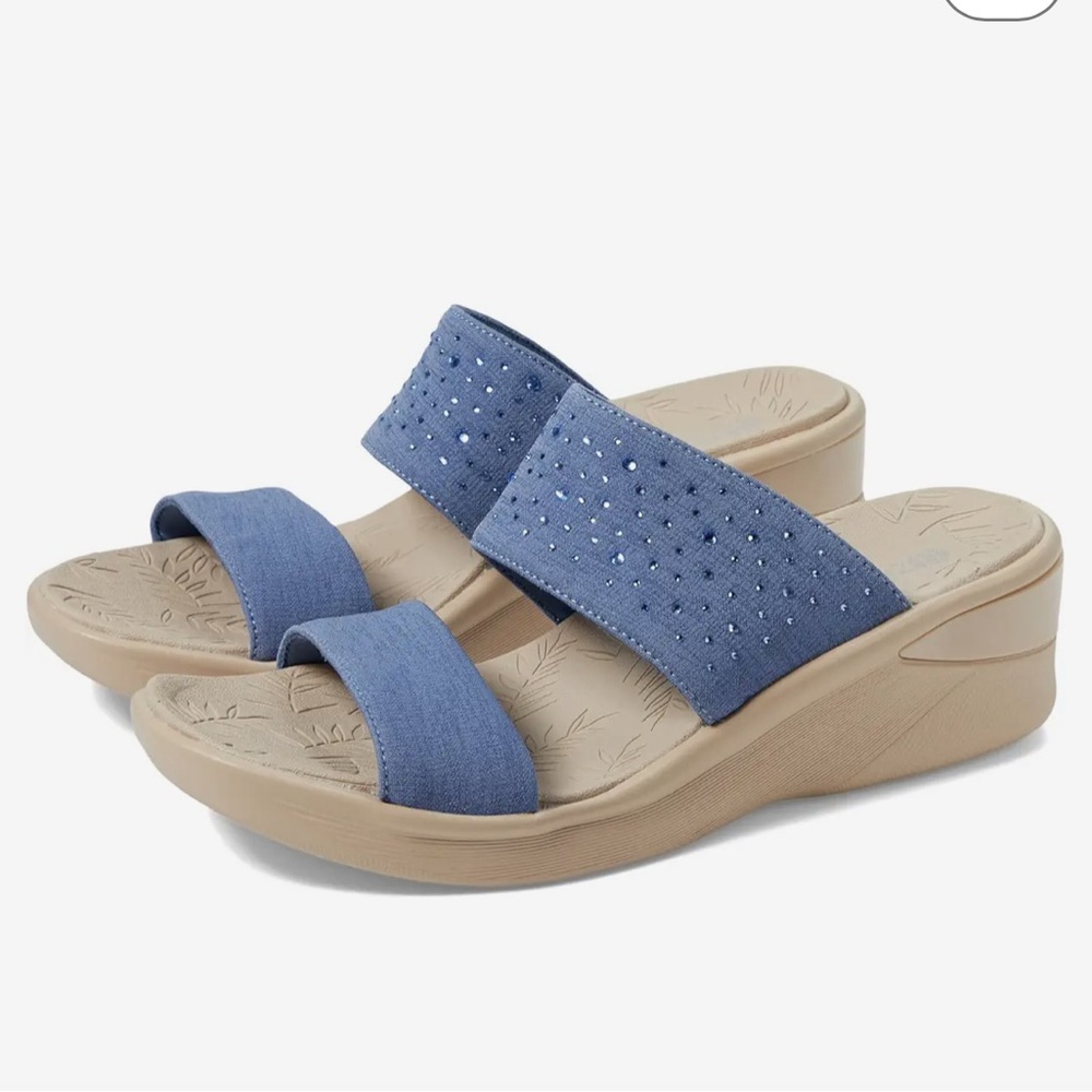 New Bzees® Sienna Bright Wedge Sandals-Size 9